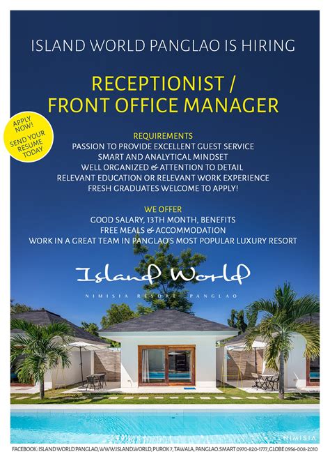 panglao job hiring|Hiring Work, Jobs in Panglao Island .